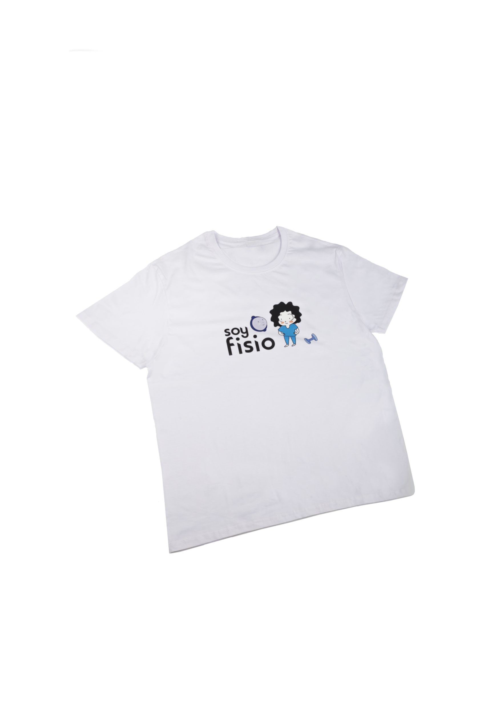 Enfermania Ropa FisioDeMente t-shirt homme blanc taille L coton