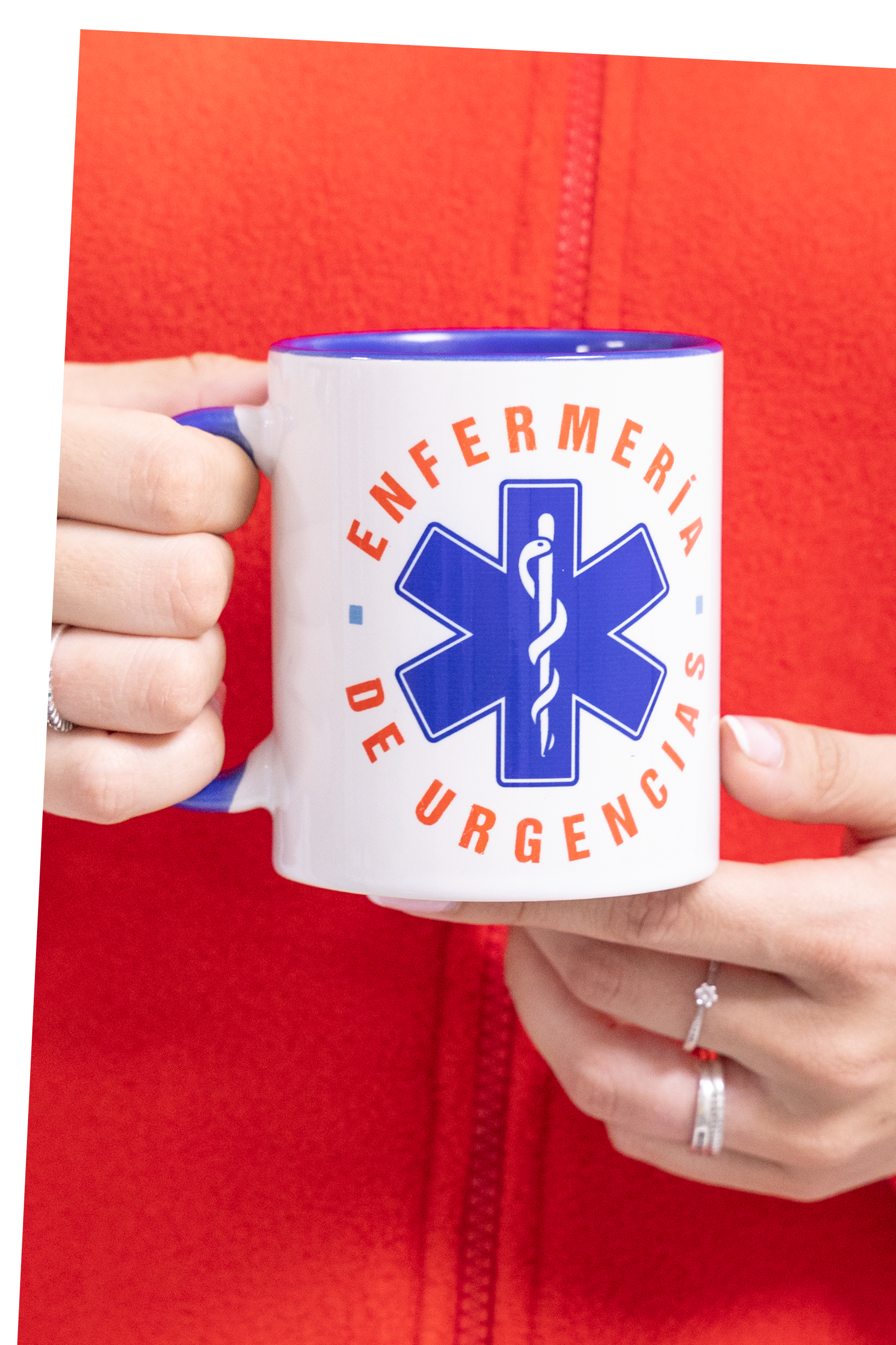 Enfermania Regalos mug céramique Urgences bleu marine 350 ml