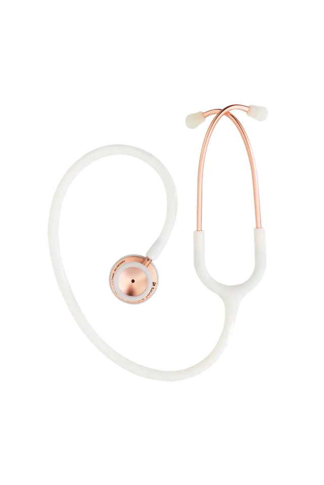 Enfermania Spirit Rose-Gold stéthoscope blanc double pavillon