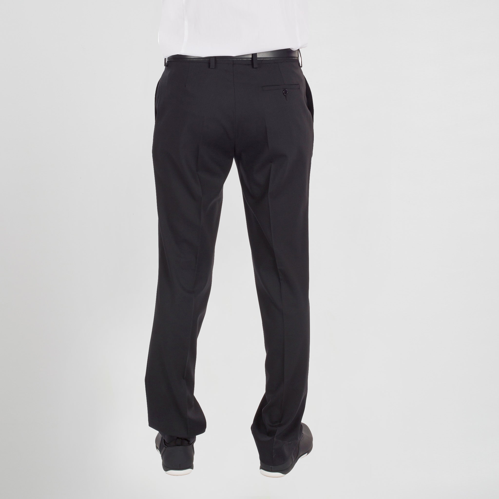 Gary's Pants pantalon homme pinces noir 48 comfort laine