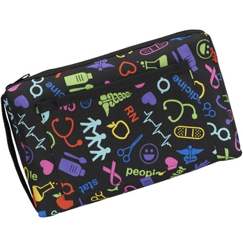 Enfermania Accesorios Trousse médicale Medical Symbols Black nylon