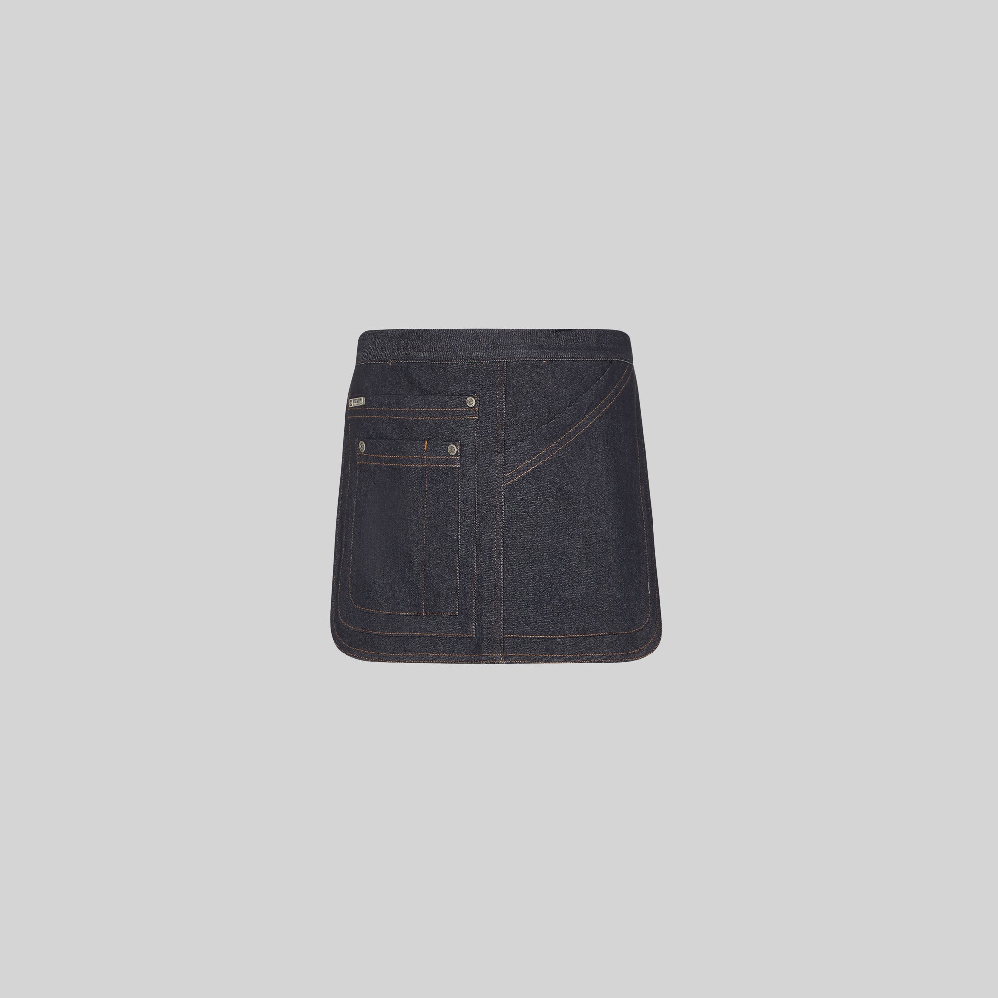 Gary's Dubai demi-tablier denim marron 28x39 cm