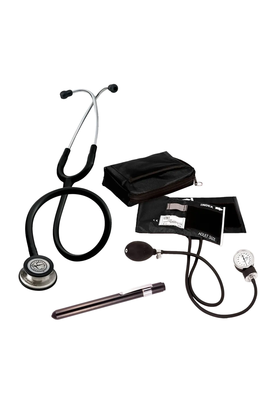 Enfermania Instrumental Kit Étudiant médical noir Littmann