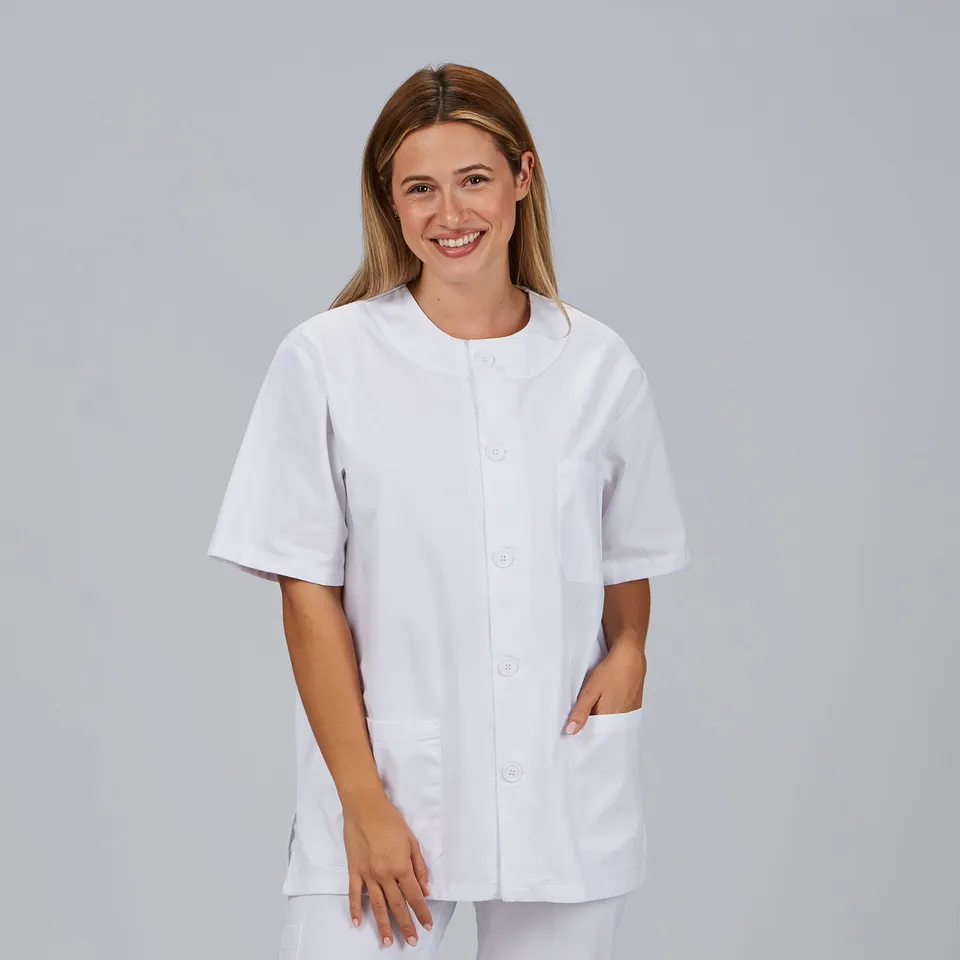 GARY'S Blouses blouse médicale blanche twill boutons M