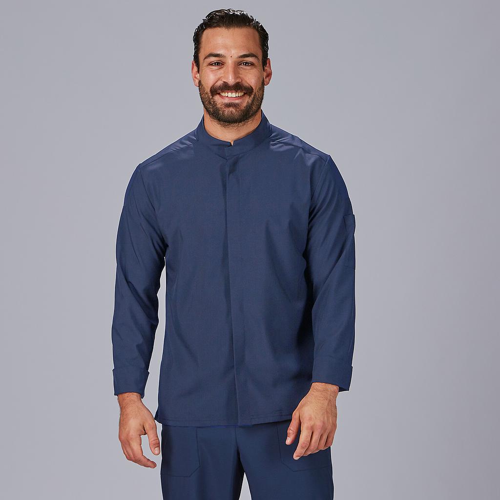 GARY'S Sol veste cuisine unisexe blanche microfibre stretch