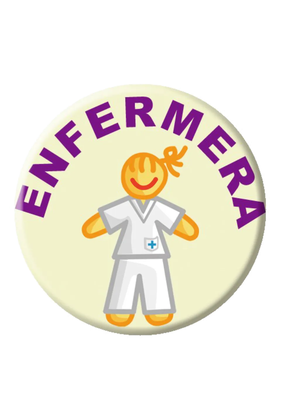 Enfermania Regalos Chapa Enfermera badge 38 mm métal