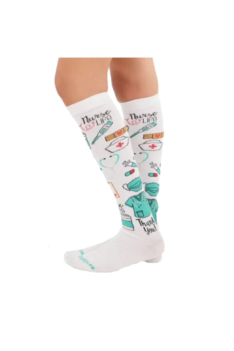 Enfermania Nurse Life chaussettes de compression infirmière S/M
