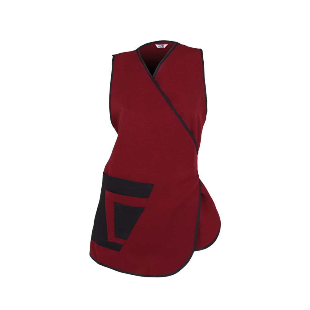 GARY'S blouse travail bordeaux plana taille G