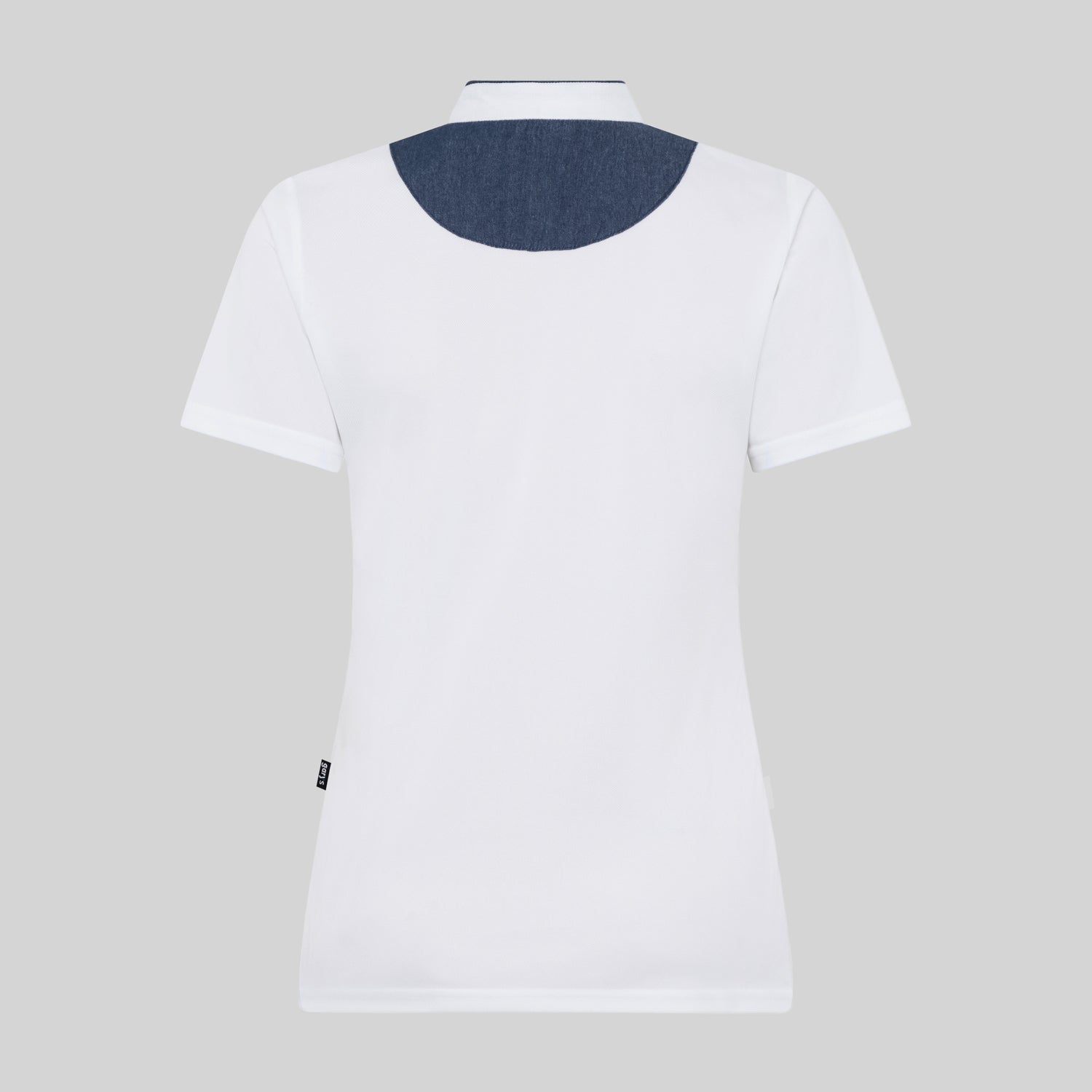 GARY'S Polo Woman Grandad polo travail femme noir Coolmax