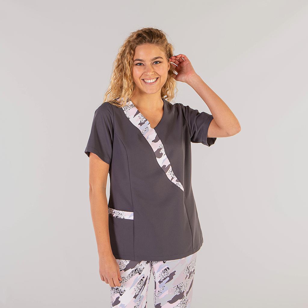 Gary's Zaida Blouse Médicale Femme Malva Manches Courtes