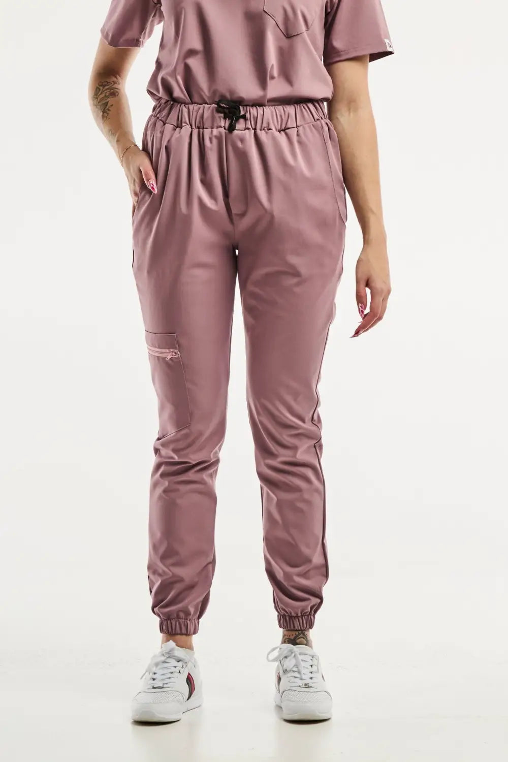 Aelin Slimfit New Rose pantalon médical stretch 3 poches