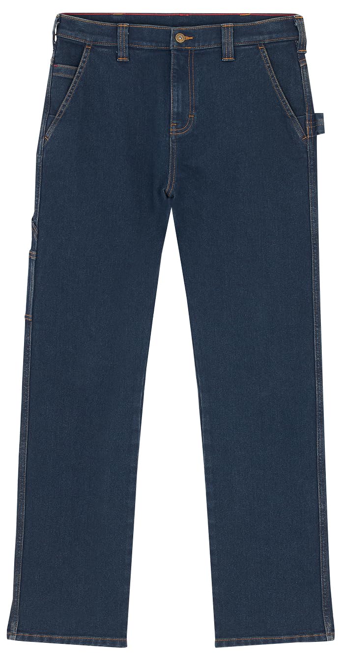 Dickies Carpenter Jean Travail Denim Foncé Coupe Droite