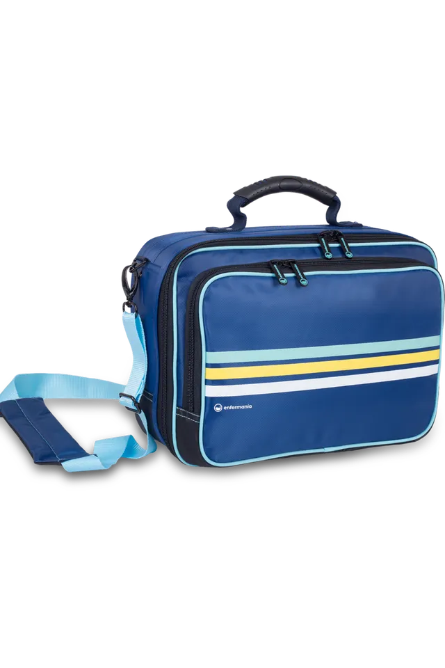 Enfermania Eighties Blue mallette médicale domicile bandoulière