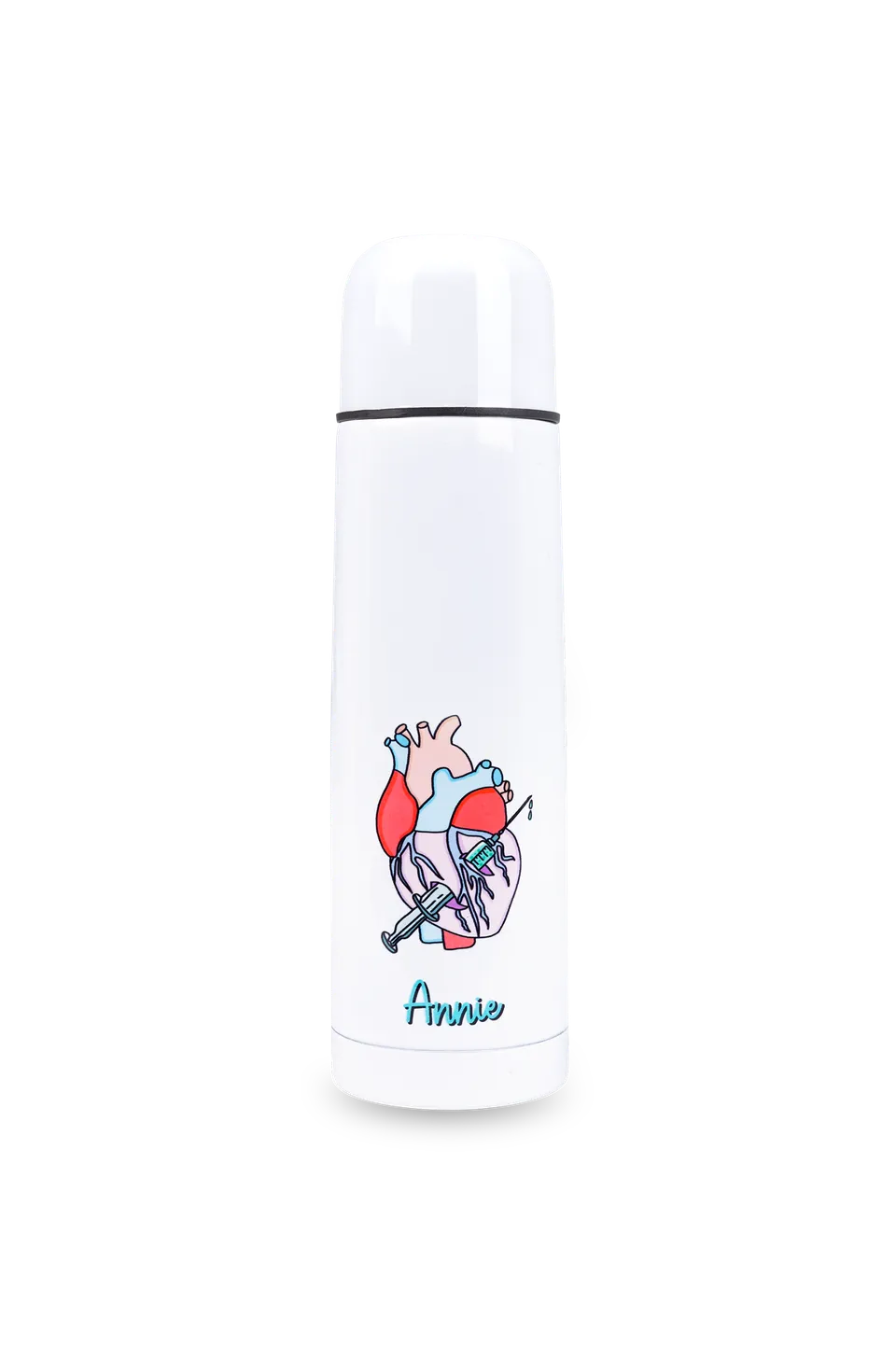 Enfermania Rebelheart thermos inox 500 ml personnalisable