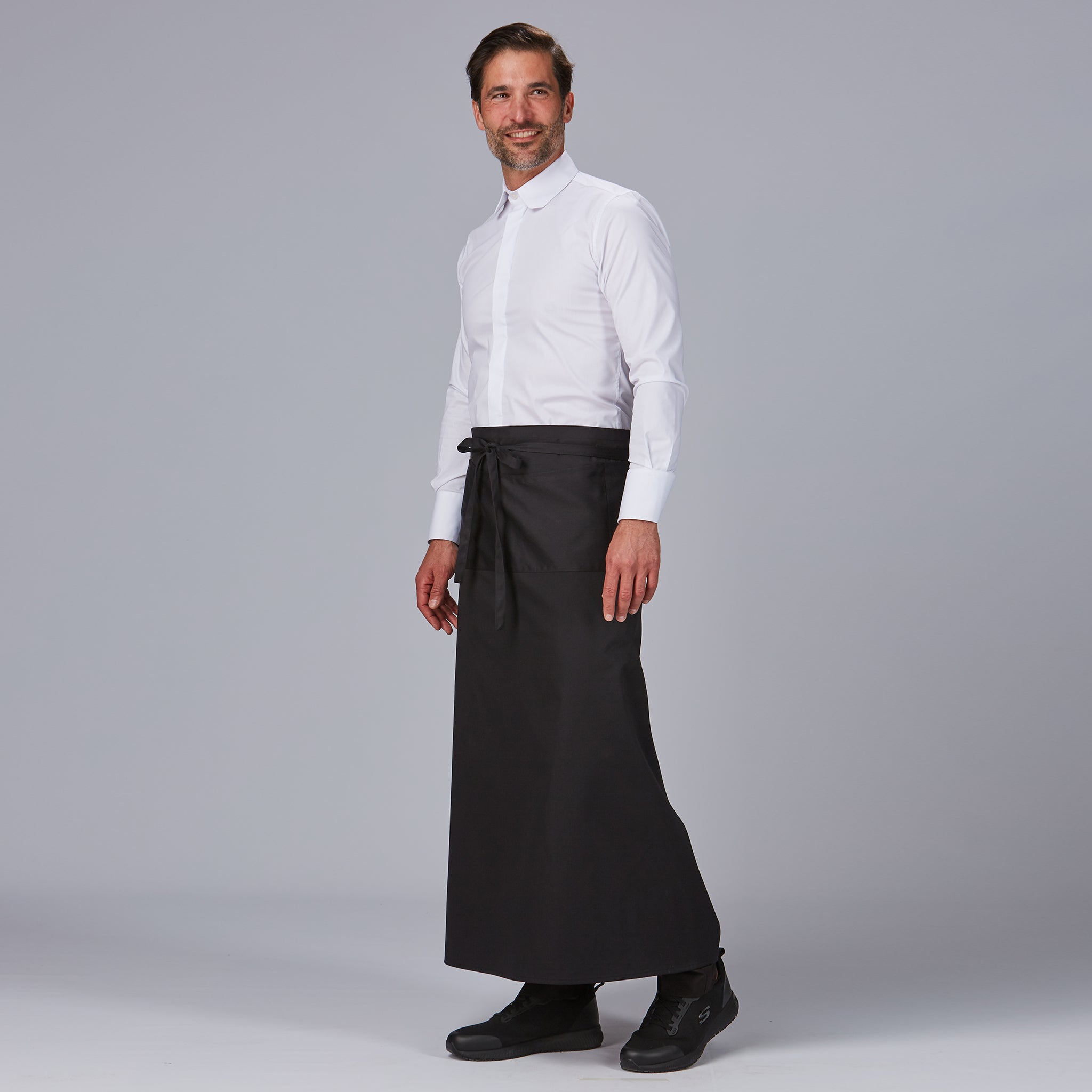 Gary's Bistro Pocket tablier long 100x100 cm noir