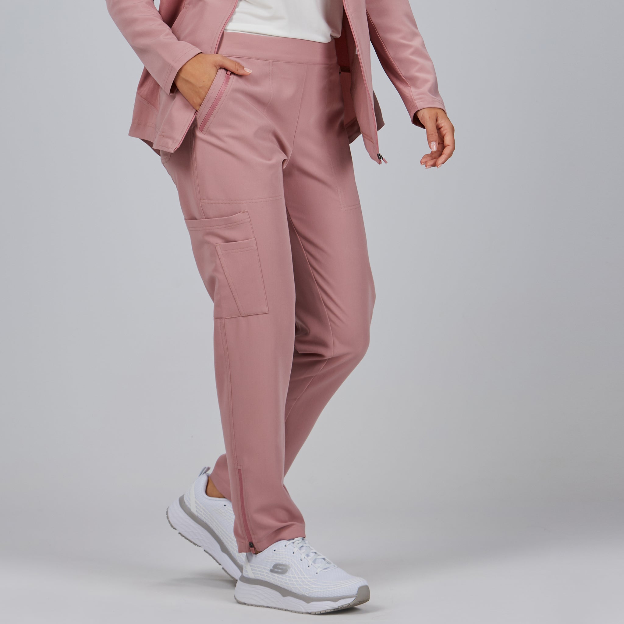 Gary's Pants pantalon médical zip cheville noir 7 poches