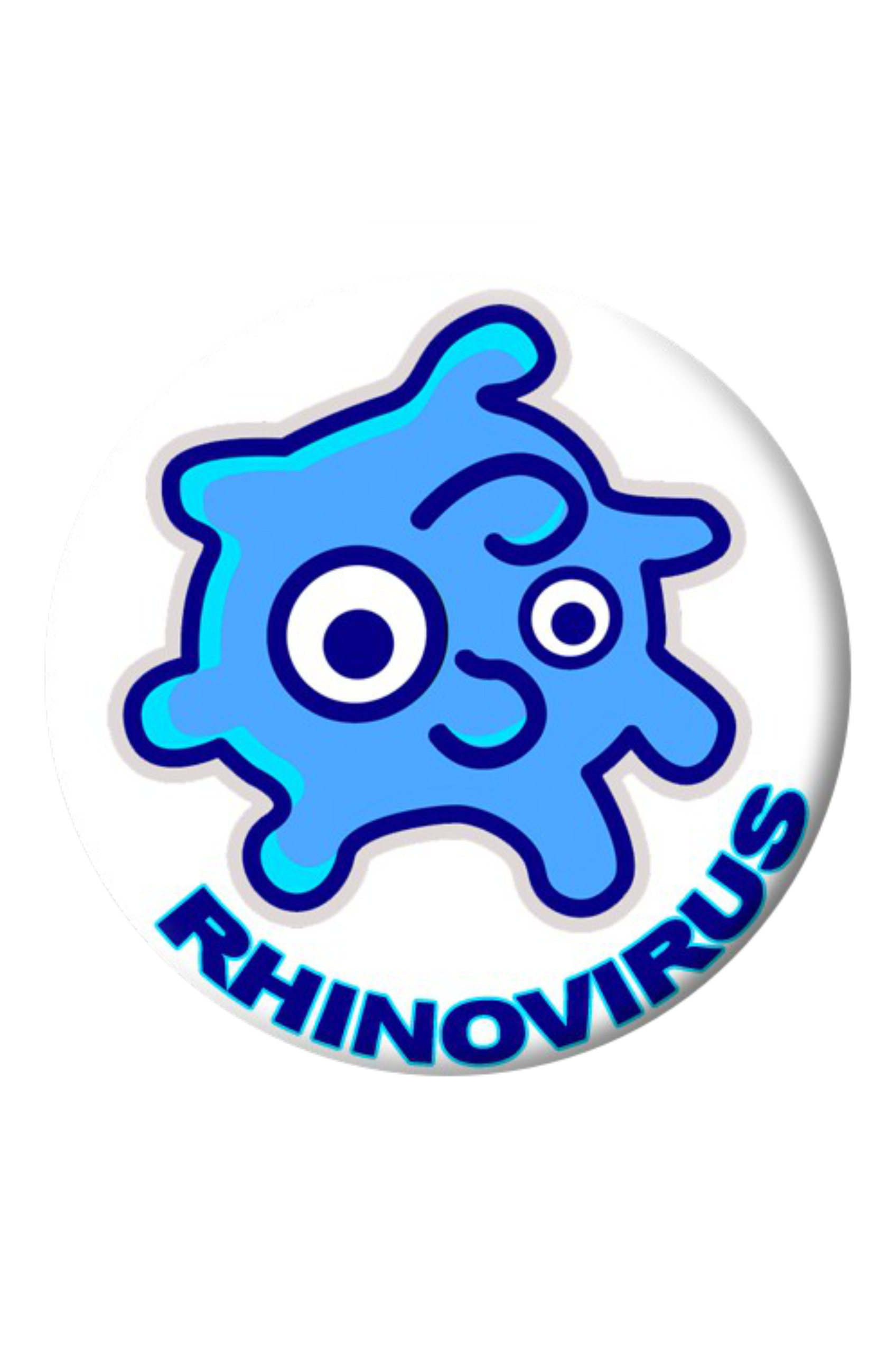 Enfermania Regalos Rhinovirus badge métal 38 mm humour