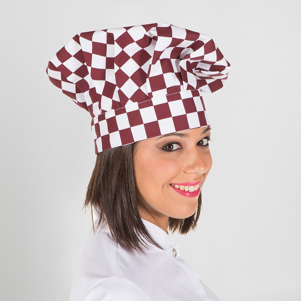 GARY'S Classic Chef calot cuisine rayures pistache taille unique