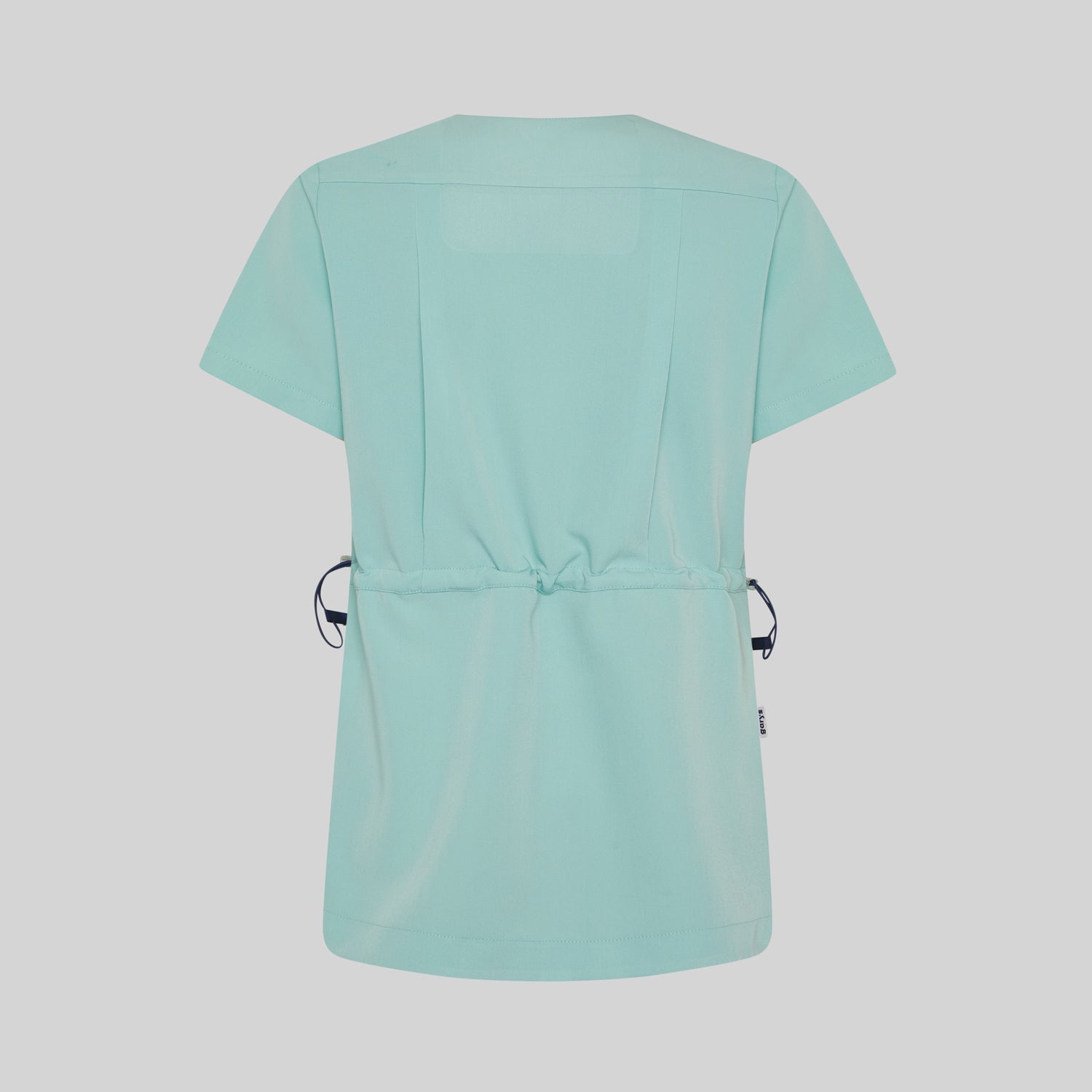 GARY'S Elira blouse médicale noire manches courtes stretch