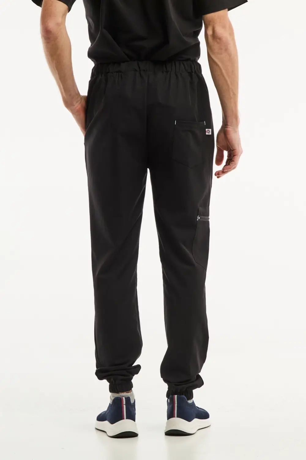 Aelin Slimfit NEW pantalon médical homme noir extensible