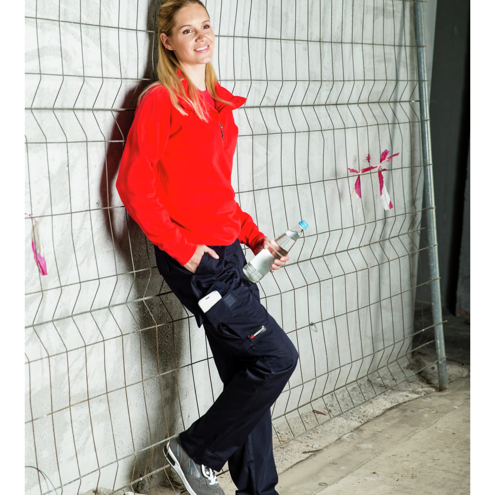 Würth MODYF Job+ Sweat 1/4 Zip Rouge XS Vêtement de Travail