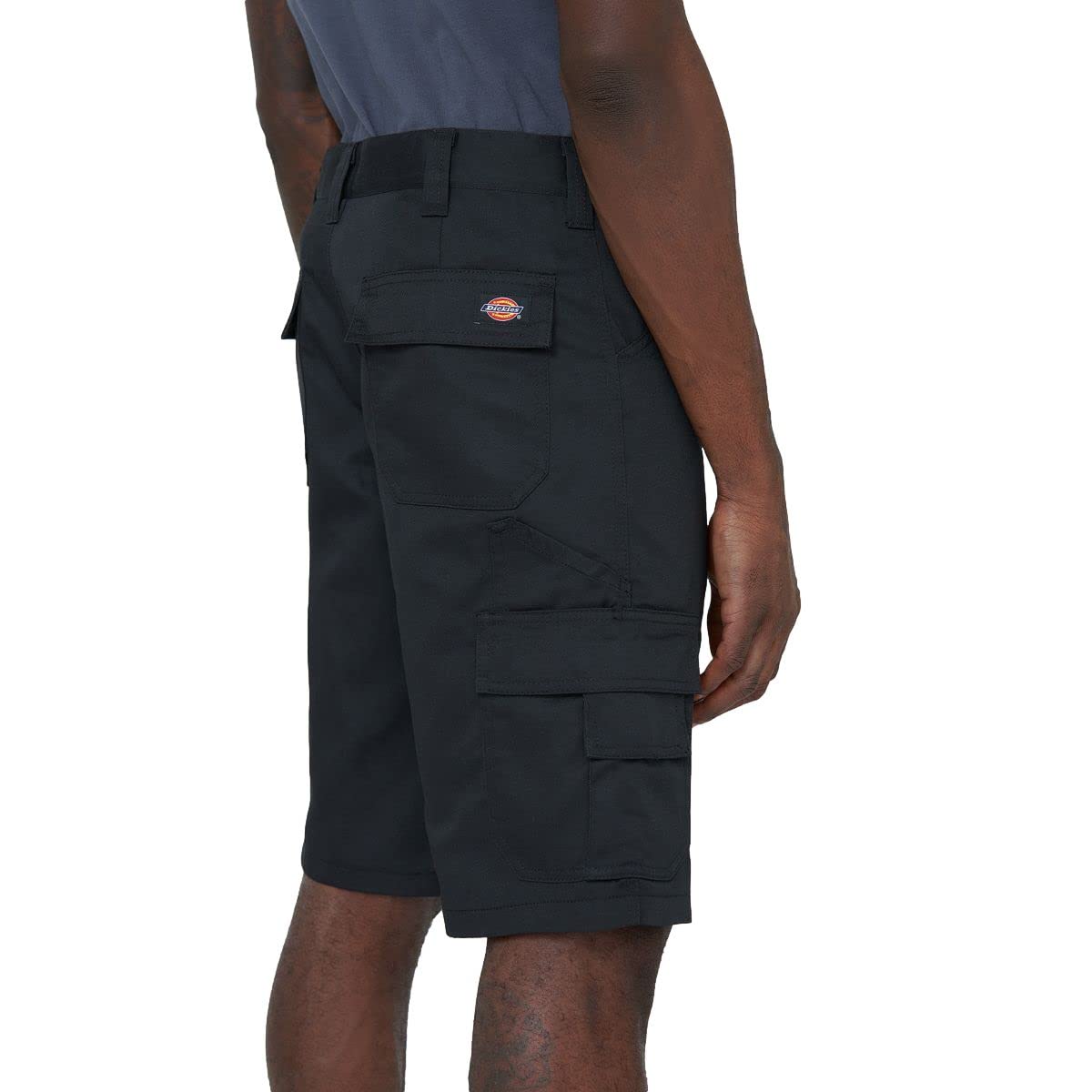 Dickies Shorts Short de Travail Noir 28W Poches Cargo