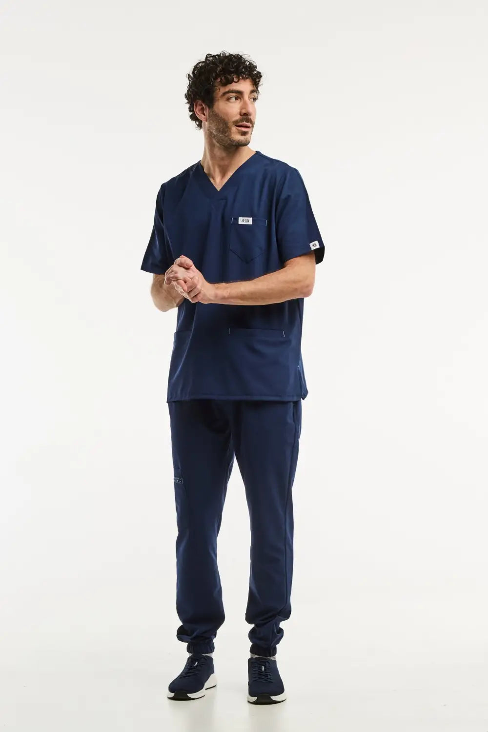 Aelin Slimfit NEW Tenue Médicale Homme Bleu Marine