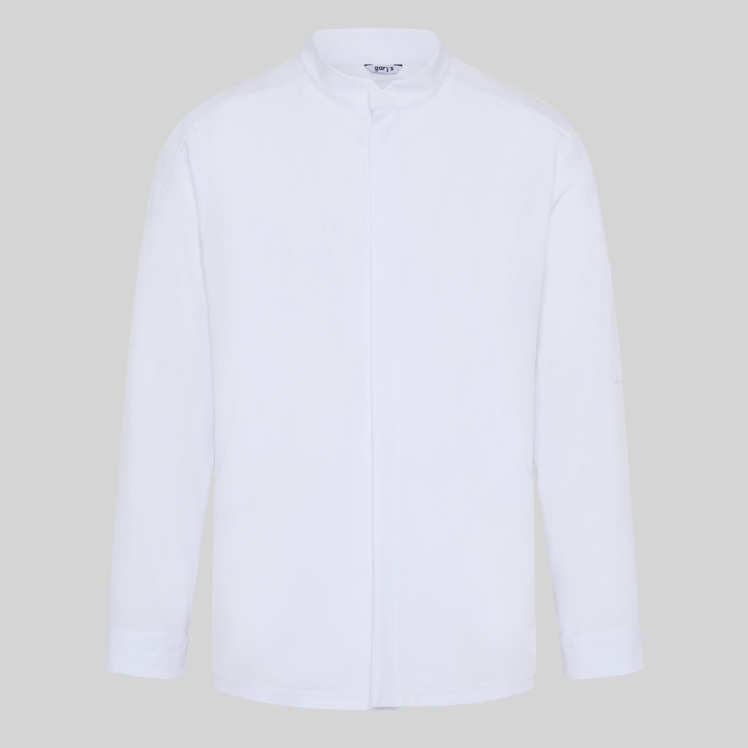 GARY'S Sol veste cuisine unisexe blanche microfibre stretch