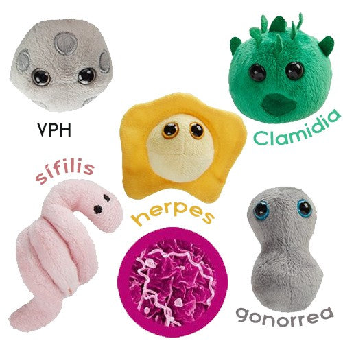 Enfermania Tainted Love coffret 5 peluches microbes