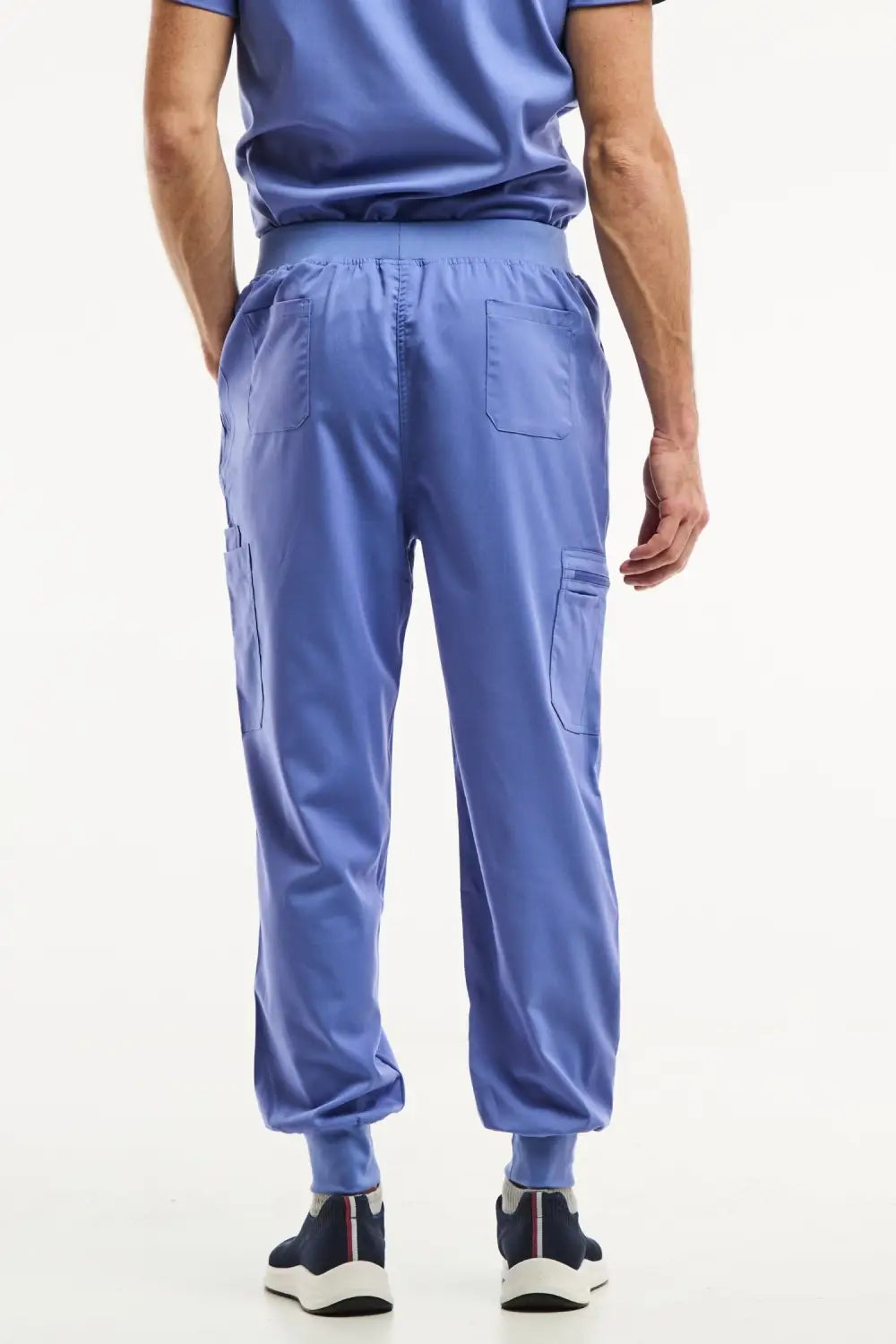 Aelin LUCA Jogger pantalon médical homme bleu stretch