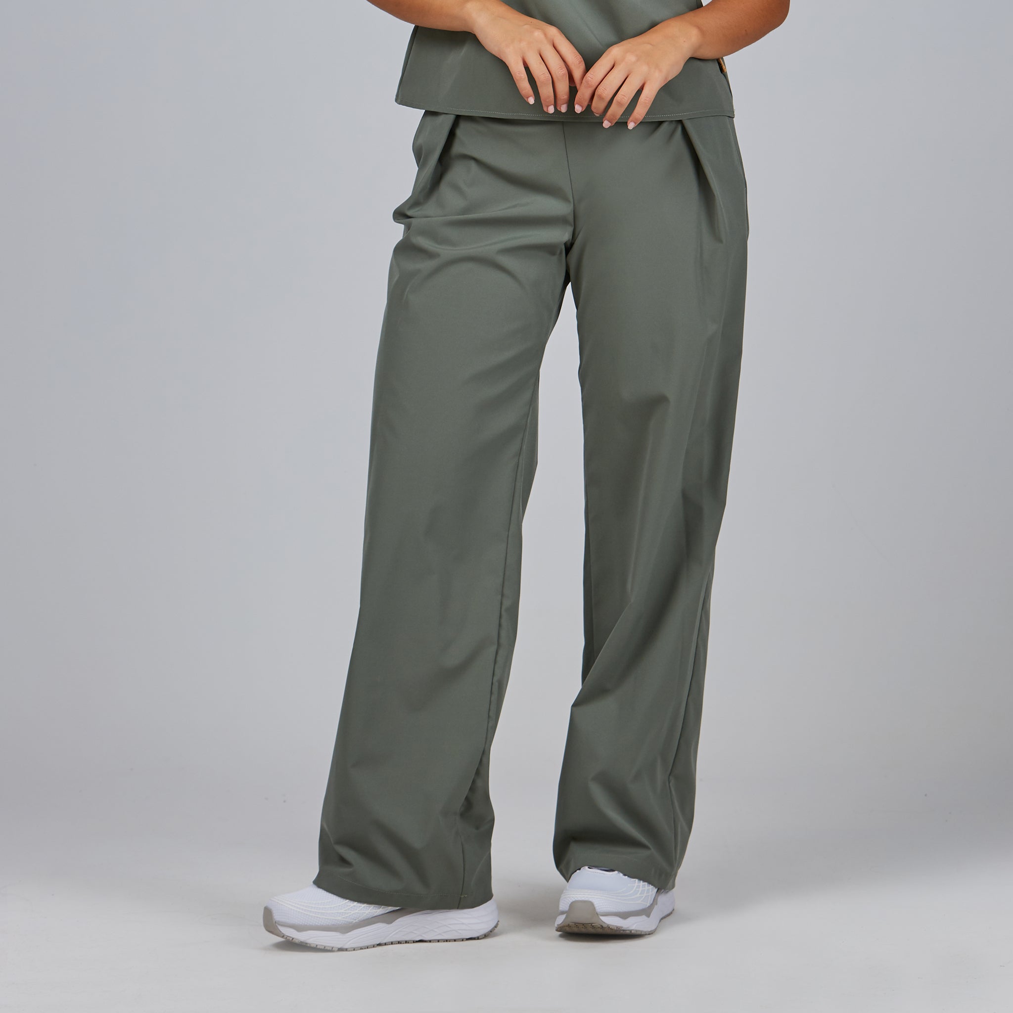 Gary's pantalon médical femme noir droit à pinces recyclé