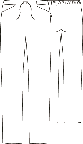 Gary's Vigoré pantalon médical femme gris perle poches