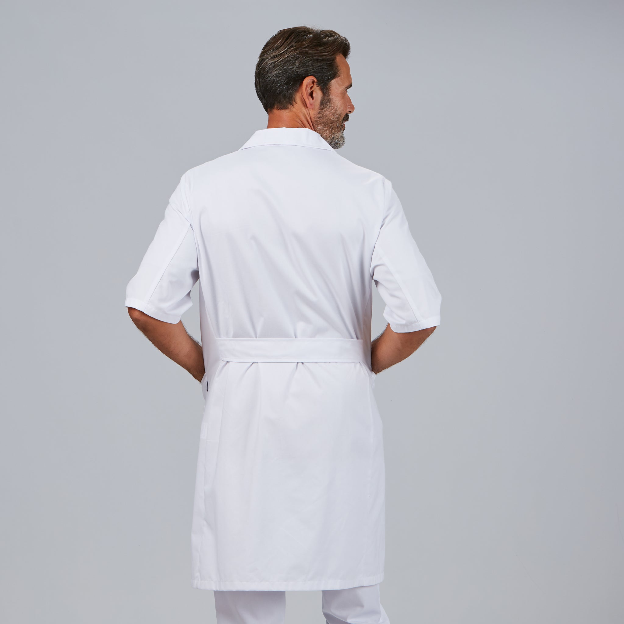 Gary's Robes blouse médicale blanche manches courtes 3 poches
