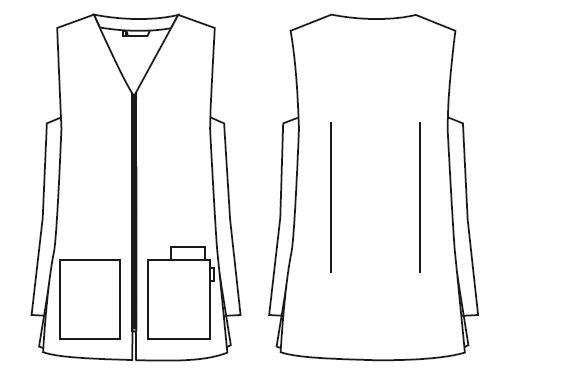 Gary's Tiaca blouse travail femme noire sans manches S