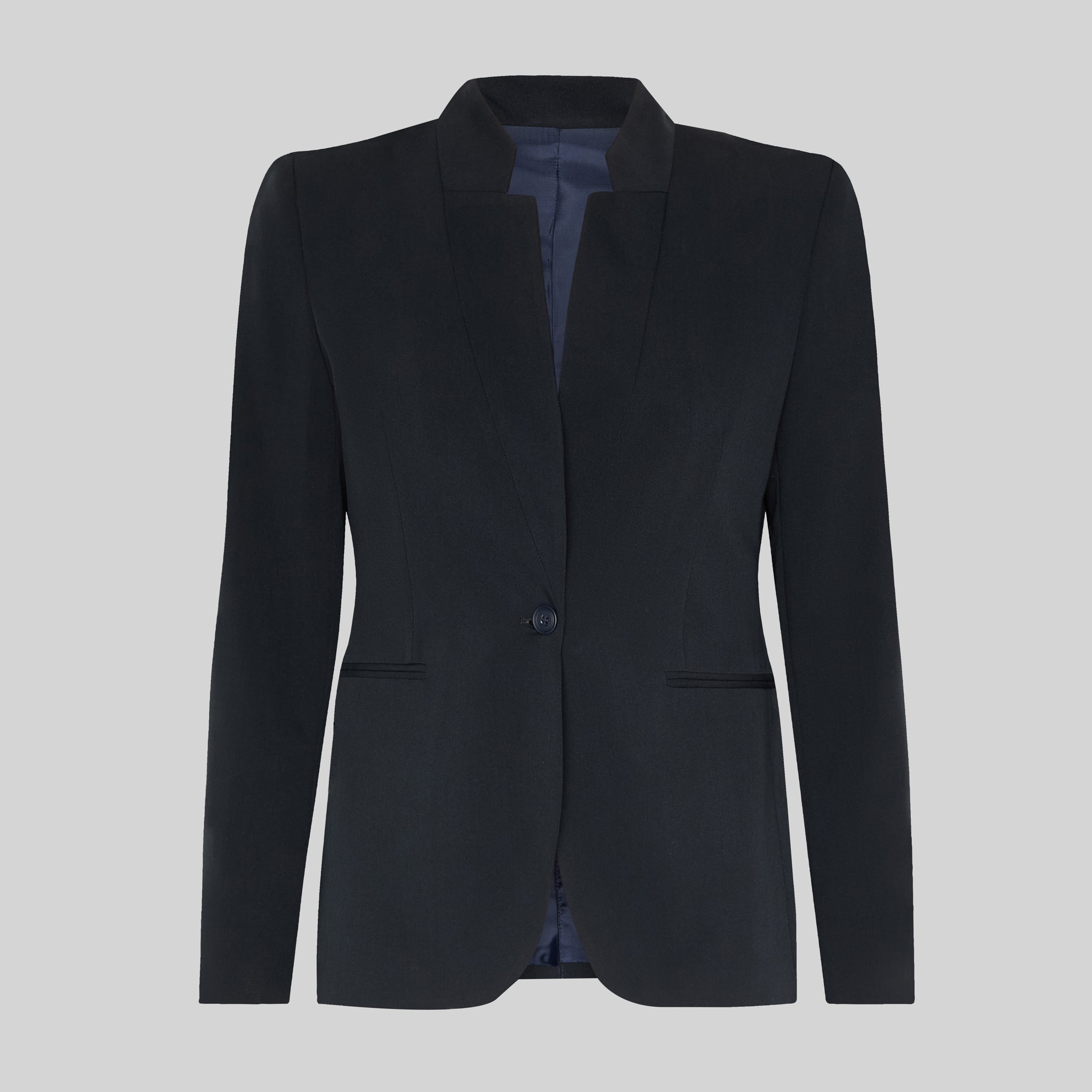 GARY'S Trivial blazer femme noir revers châle