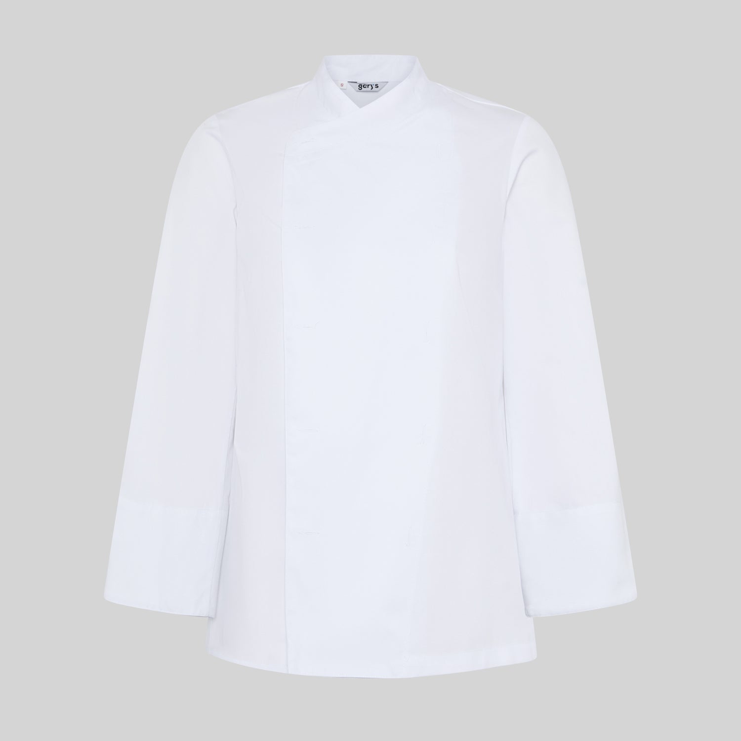 GARY'S Niza veste cuisine femme croisée noire manches longues