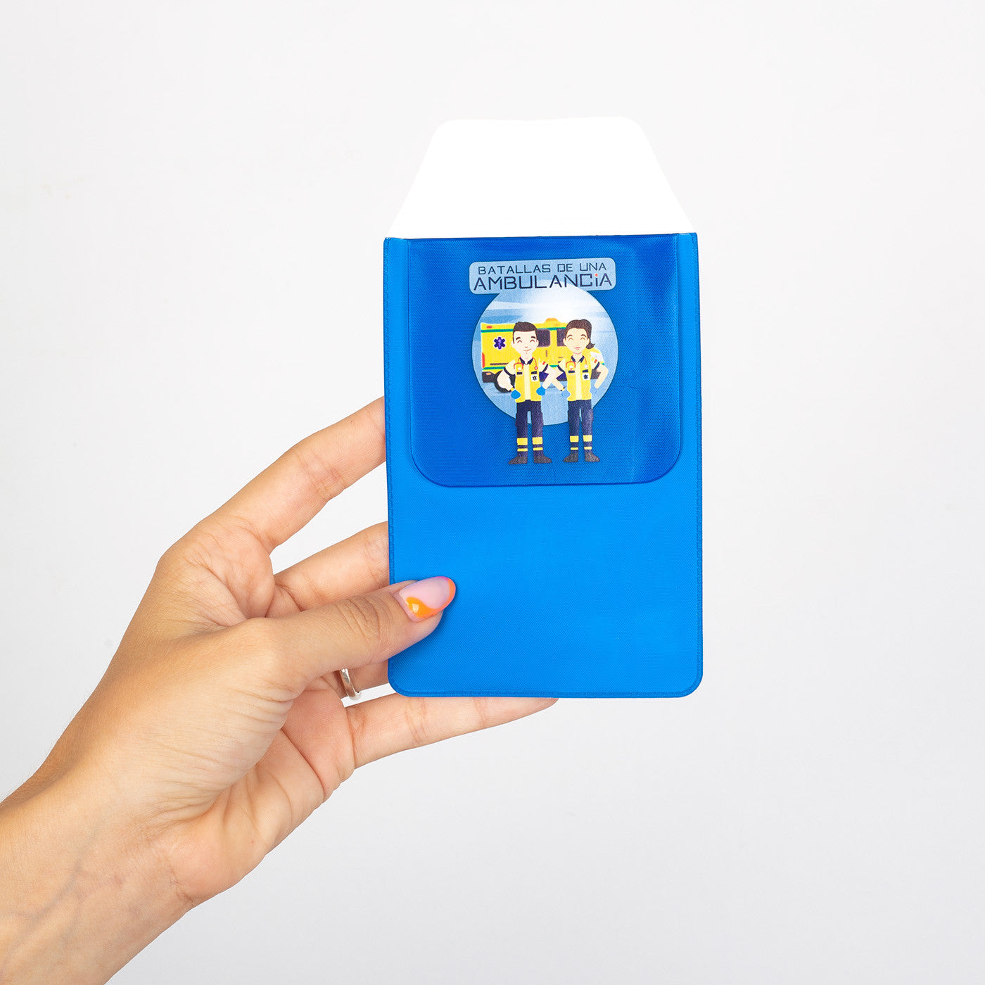 Enfermania Batallas protège-poche porte-stylos bleu