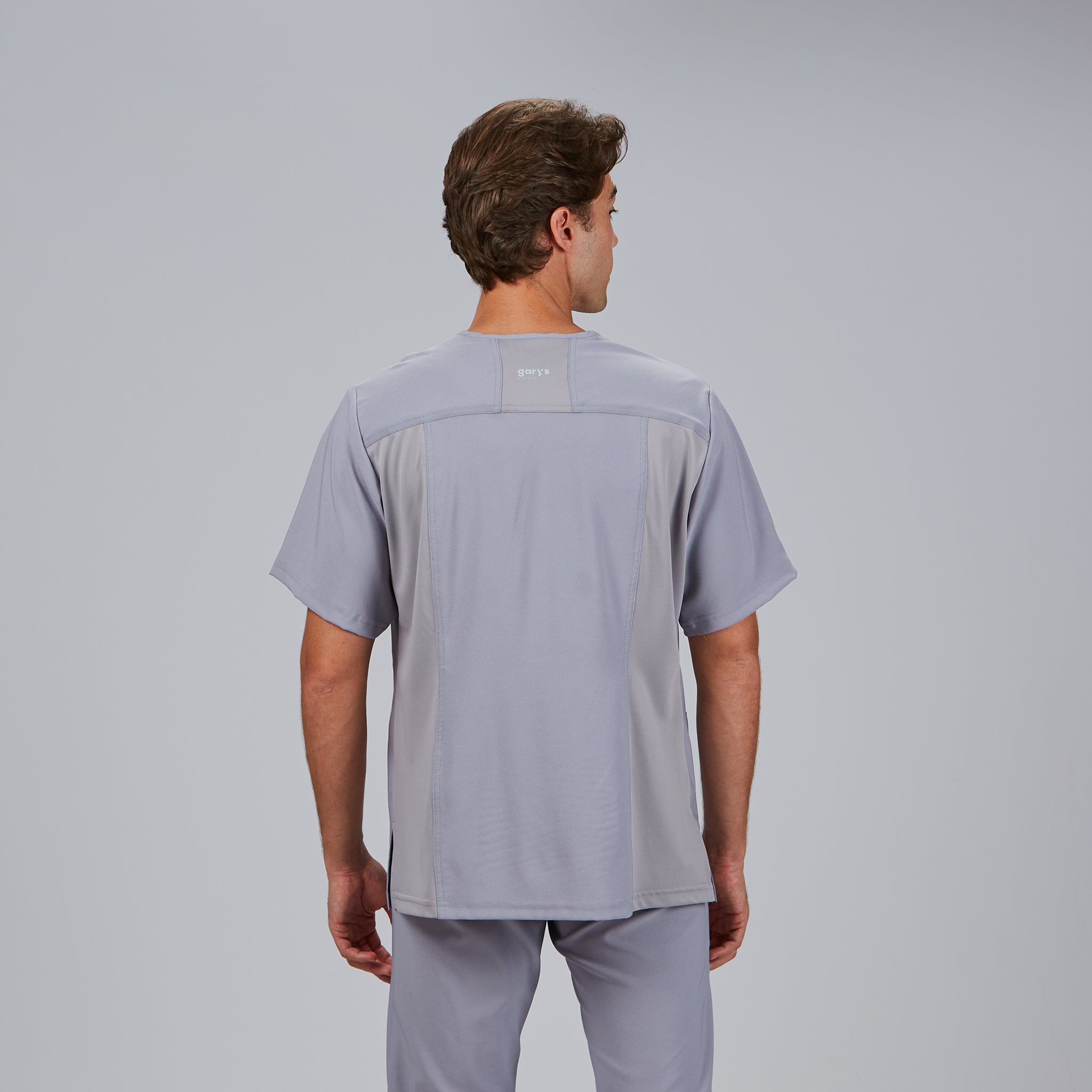 Gary's Alonso blouse homme col V noir manches courtes