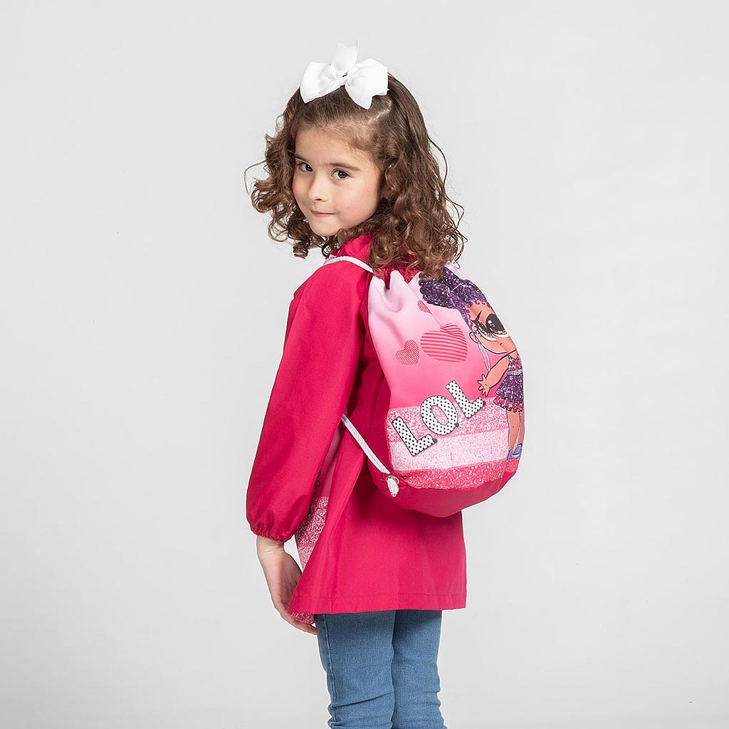 Gary's L.O.L. sac école enfant fuchsia 34 cm
