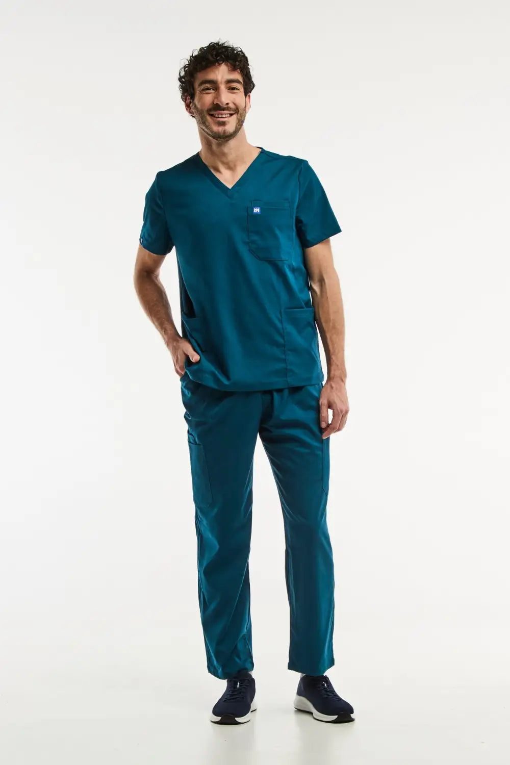 Aelin LUCA Tenue Médicale Homme Vert Turquoise