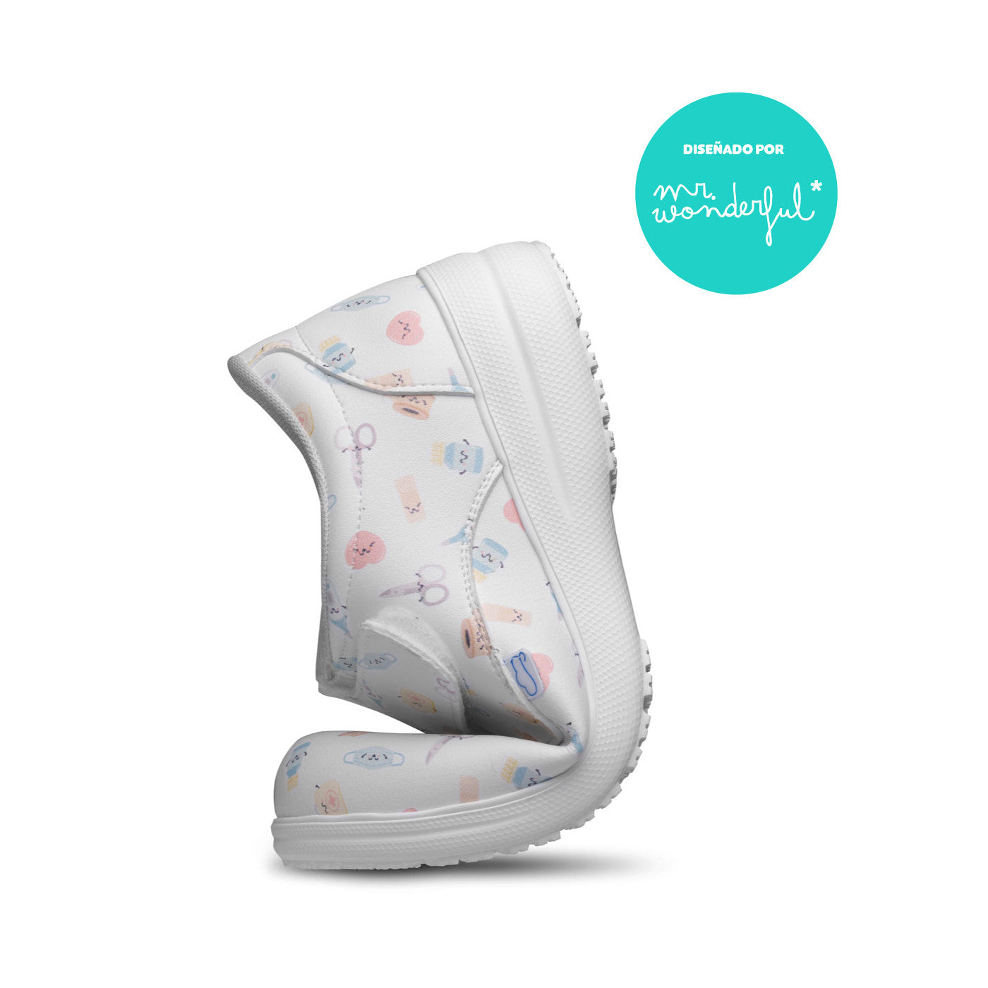 Enfermania Wonderful Chaussure Médicale Velcro Vegan