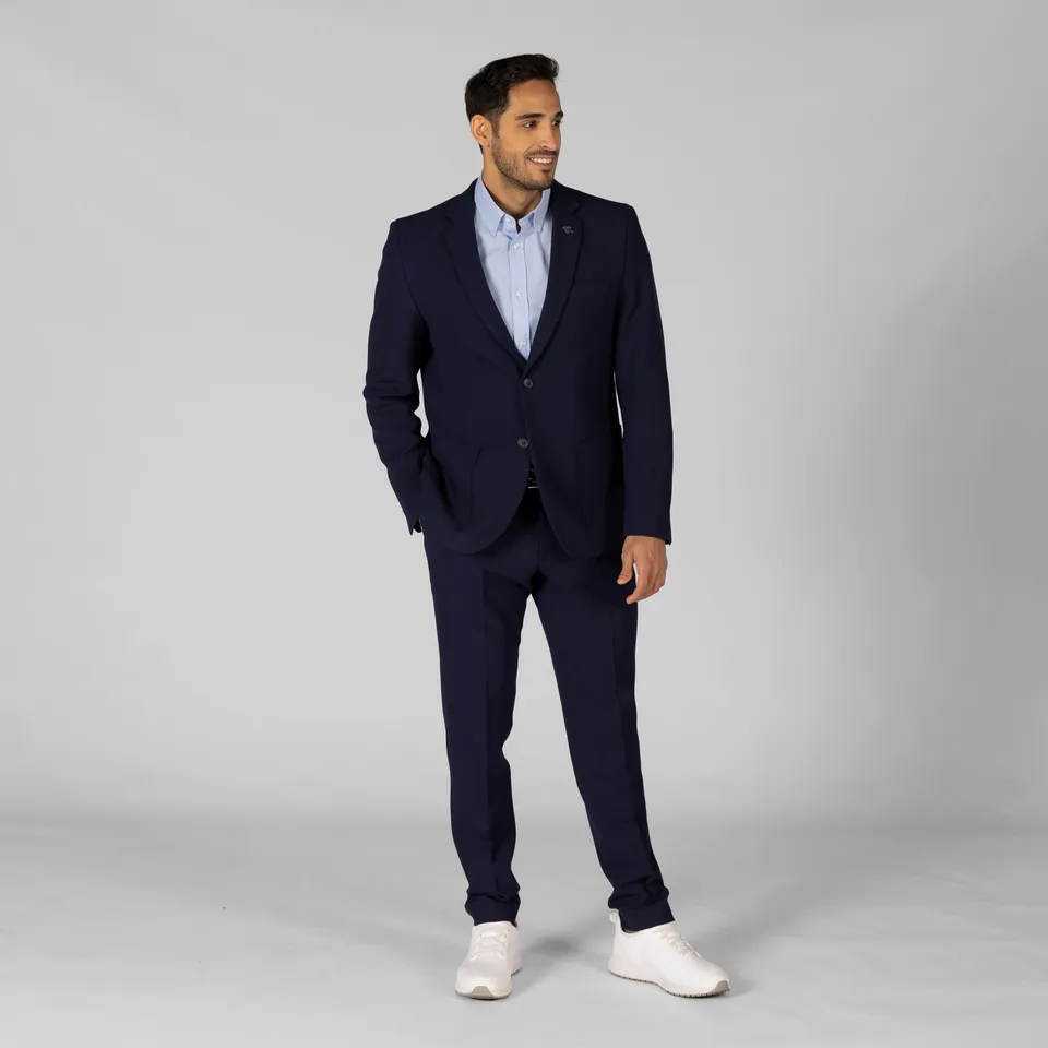 GARY'S Pants Welfare pantalon costume bleu marine