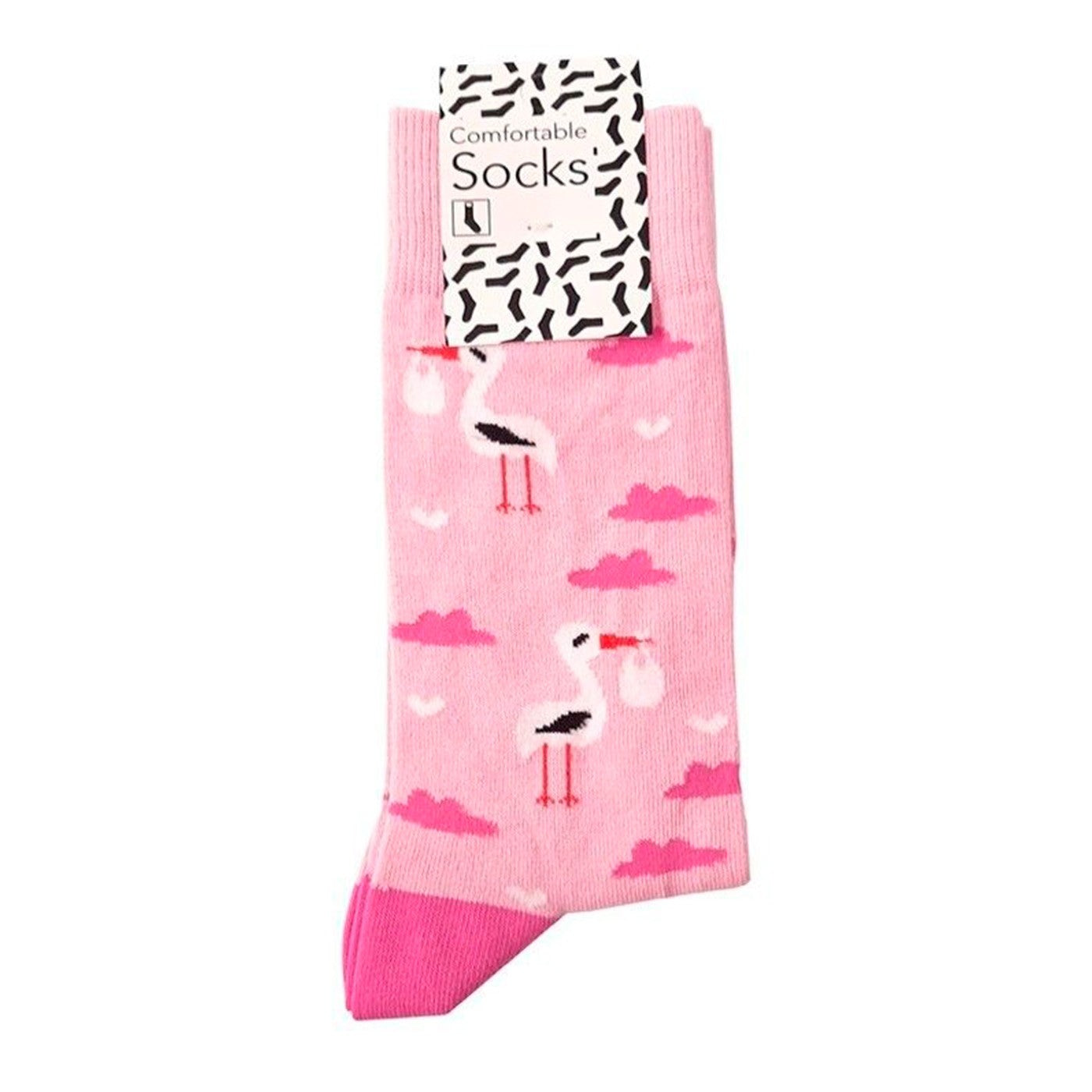 Enfermania chaussettes infirmière cigogne rose 36-41
