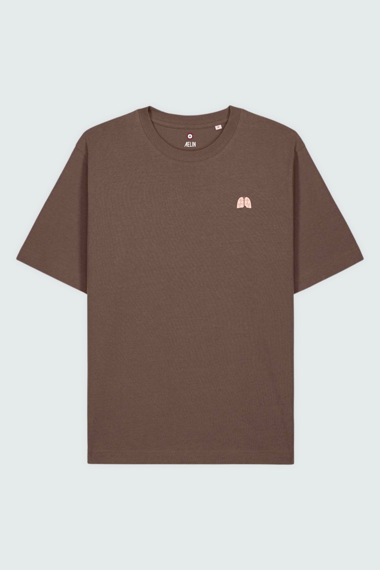 Aelin Slimfit NEW T-shirt heavy coton pneumologie bleu marine