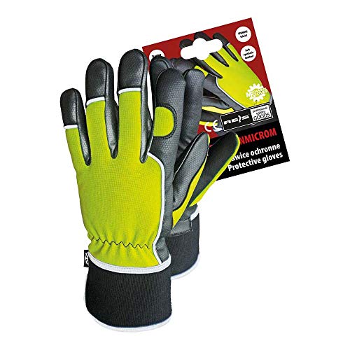 Reis RMC-Winmicrom gants de travail jaune/noir taille 10 lot de 12
