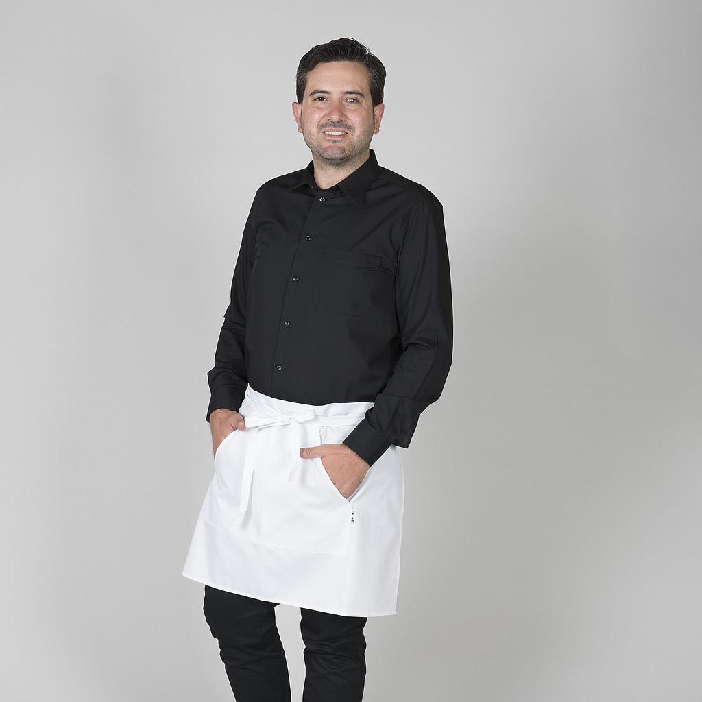 Gary's Aprons tablier blanc 50x75 cm sans bavette