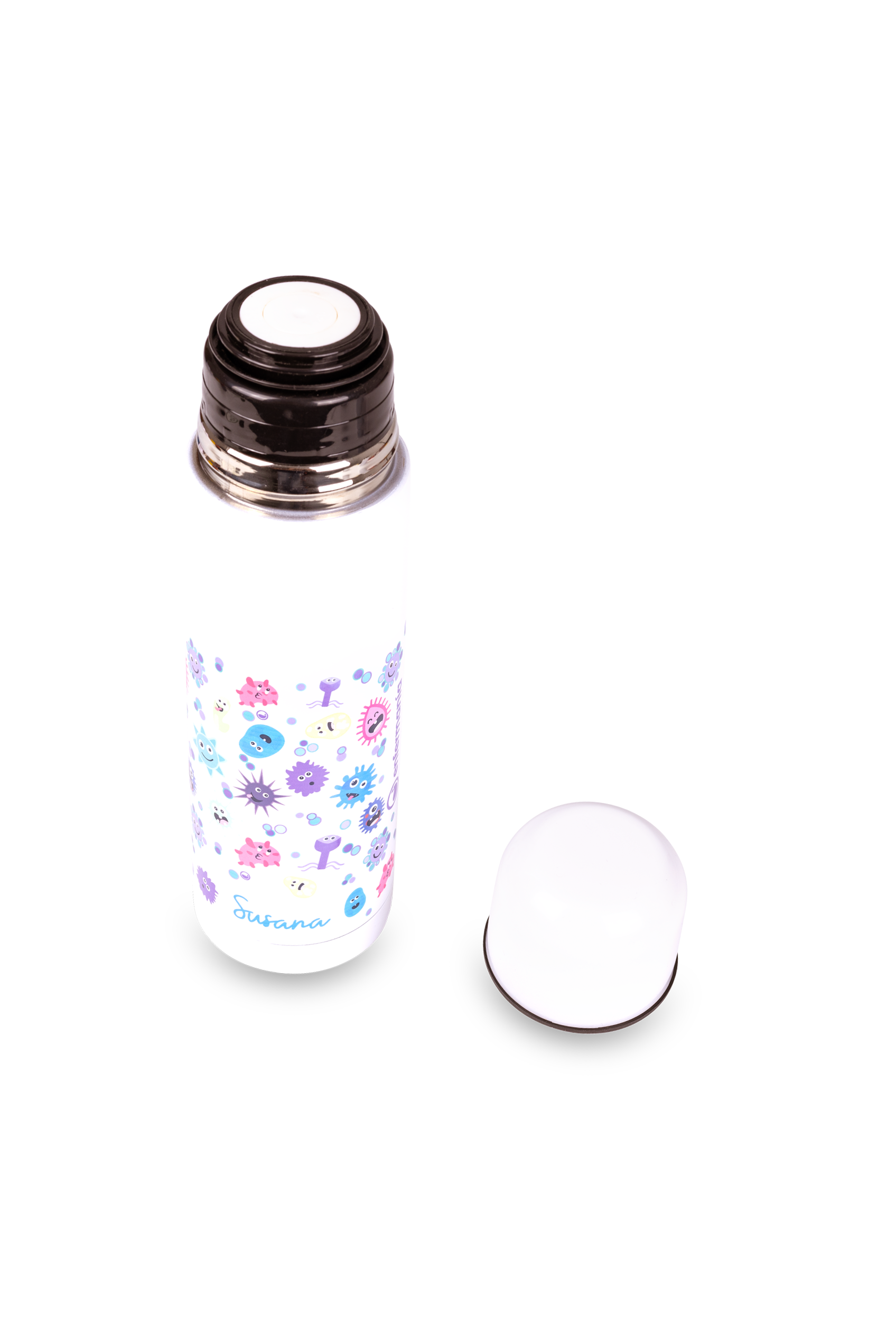 Enfermania Regalos thermos inox virus imprimé 500 ml