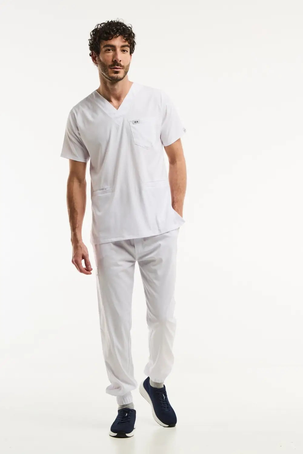 Aelin LUCA Tenue médicale blanche homme série limitée