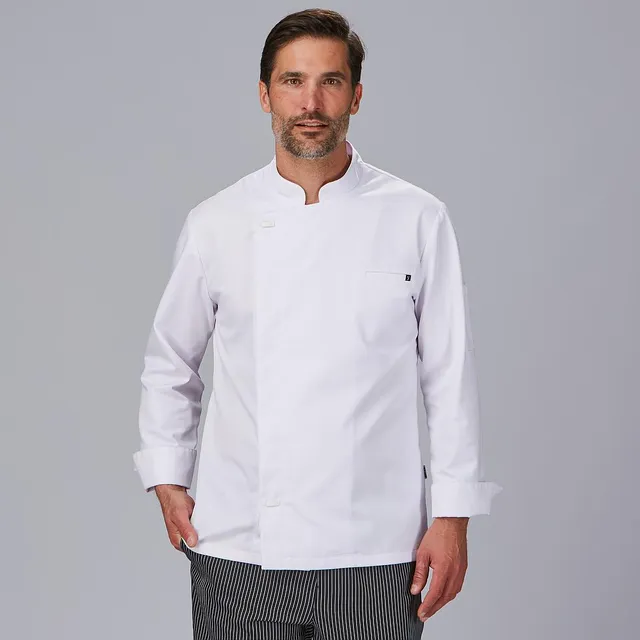 Gary's Molina veste cuisine blanche M antitache