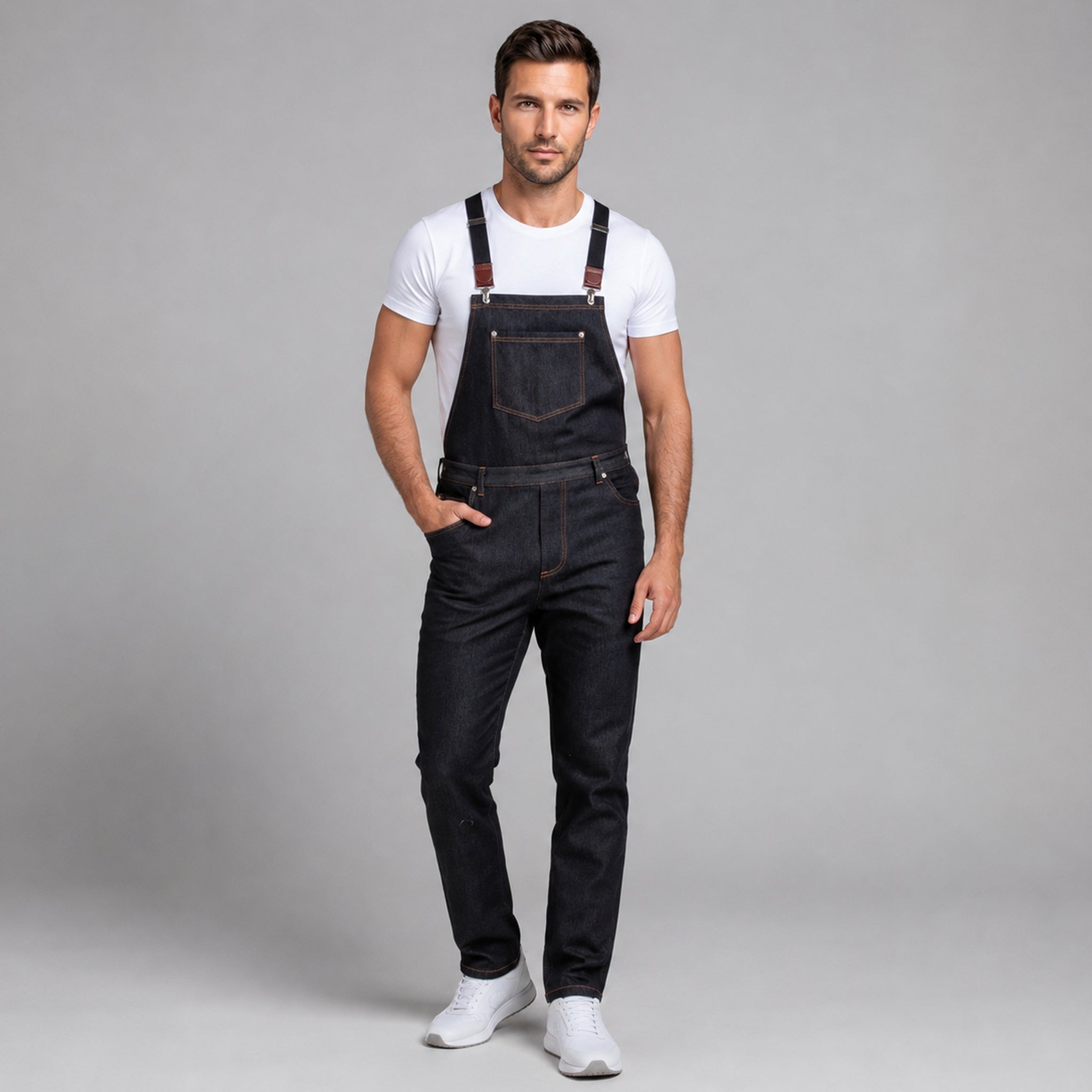 Gary's Denim salopette travail unisexe stretch